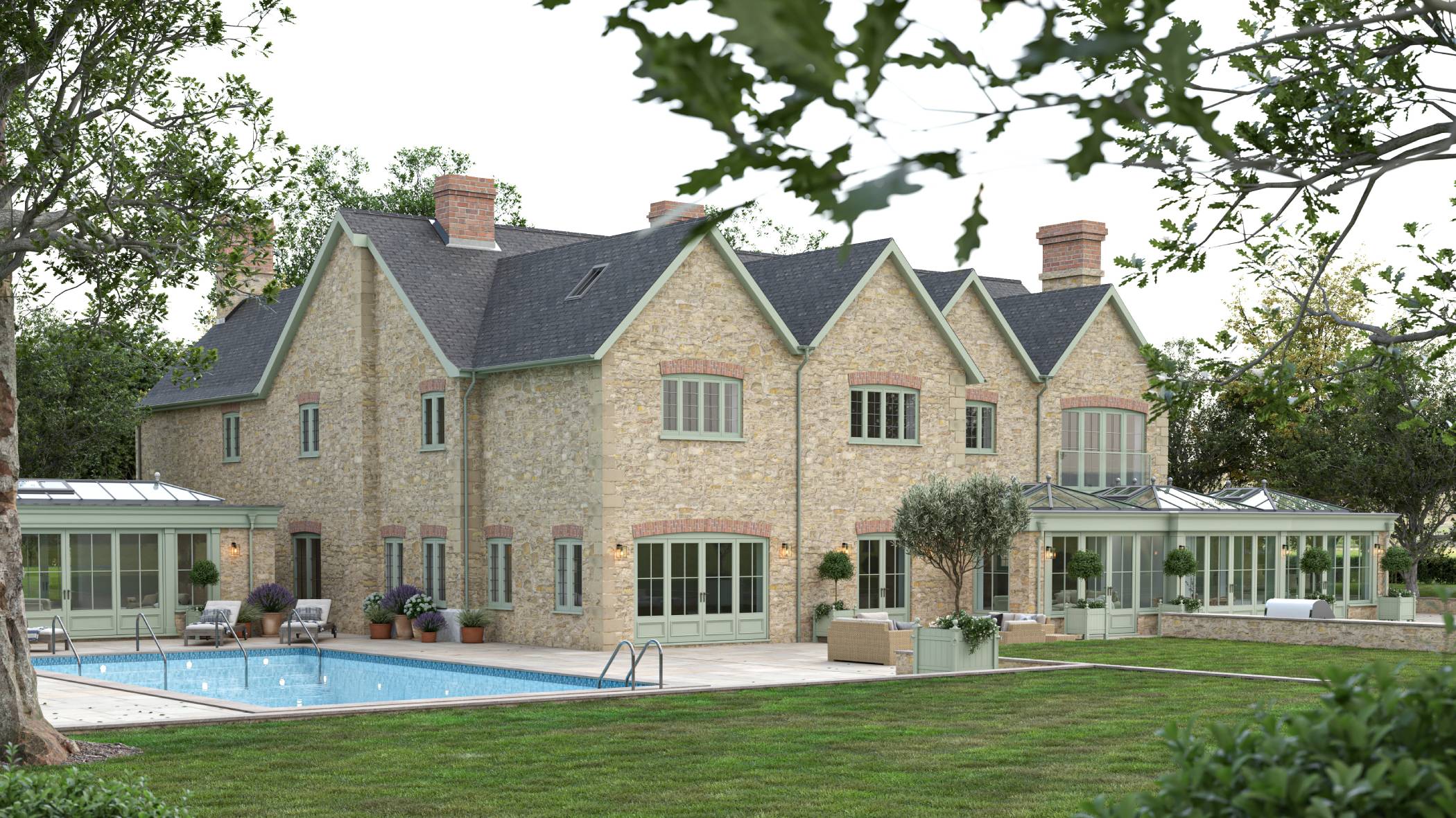 Drawings of finished property