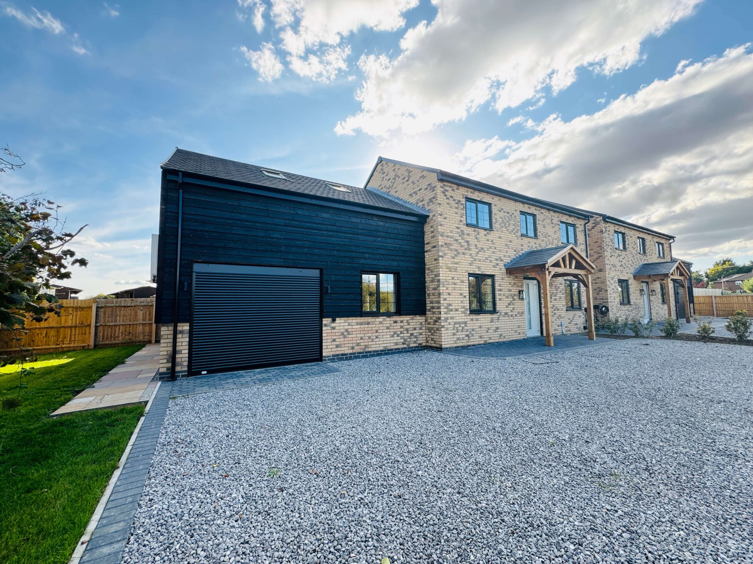 Plot one finished with garage