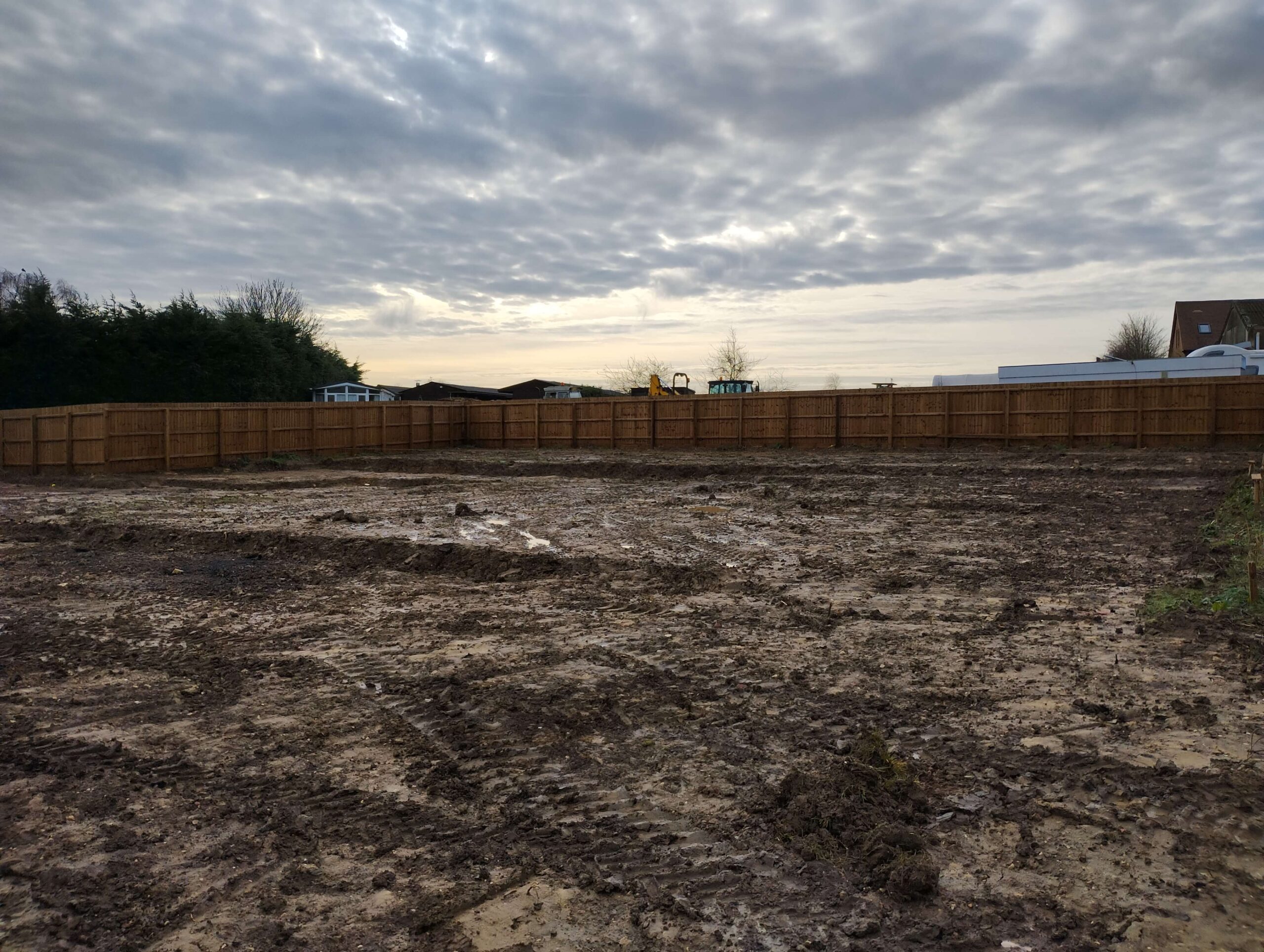 Site before construction